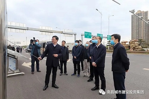 吳曉軍深入昌南大道快速路、洪都大道快速路項(xiàng)目現(xiàn)場(chǎng)調(diào)研指導(dǎo)